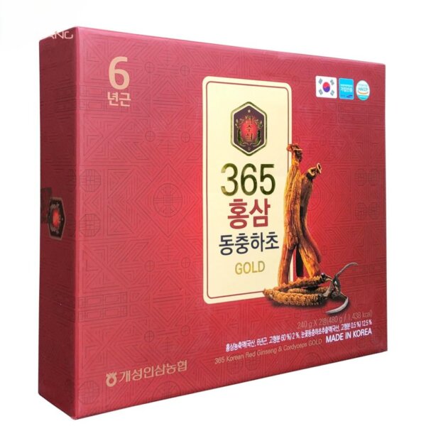 Cao Hồng Sâm đông trùng hạ thảo Hàn Quốc 365 2 lọ - Hình ảnh 5