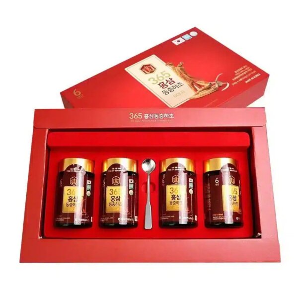 Cao Hồng Sâm đông trùng hạ thảo 365 Hàn Quốc 4 lọ
