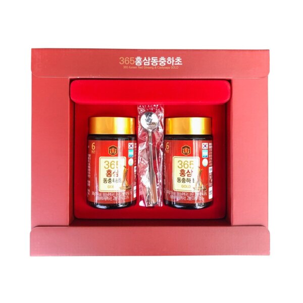 Cao Hồng Sâm đông trùng hạ thảo Hàn Quốc 365 2 lọ