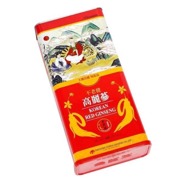 Sâm khô Hàn Quốc Daedong hộp thiếc 600g (21-40 củ) - Ảnh 5