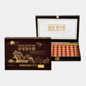 An cung trầm hương Samsung JangSoo Hwan hộp gỗ 60 viên