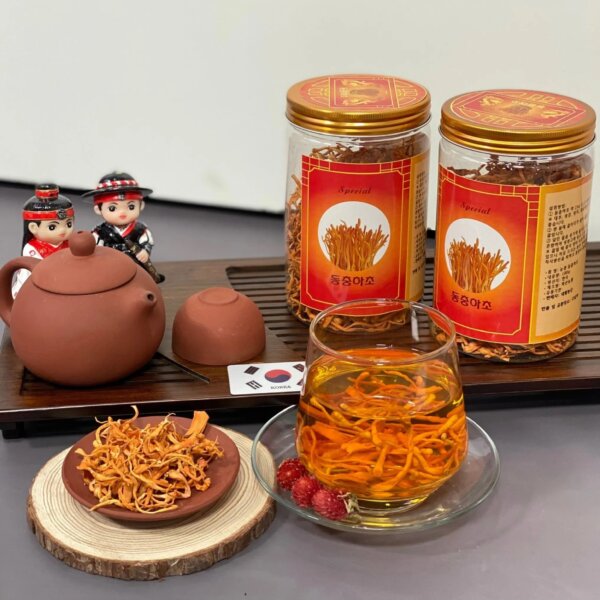 Nấm Đông Trùng Hạ Thảo khô Hàn Quốc Hwasan 100g - Hình ảnh 2