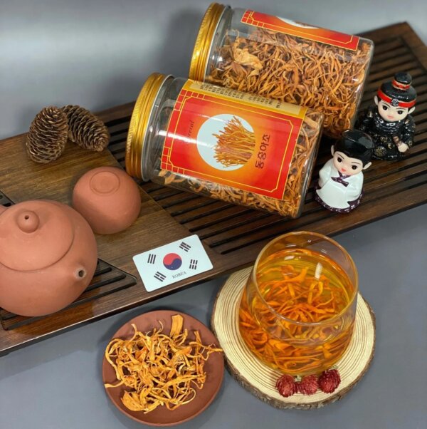 Nấm Đông Trùng Hạ Thảo khô Hàn Quốc Hwasan 100g - Hình ảnh 3