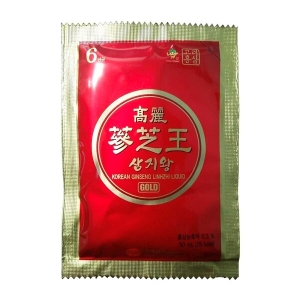 Nước Hồng Sâm Linh Chi KGS 60 gói x 50ml Gold - Ảnh 2