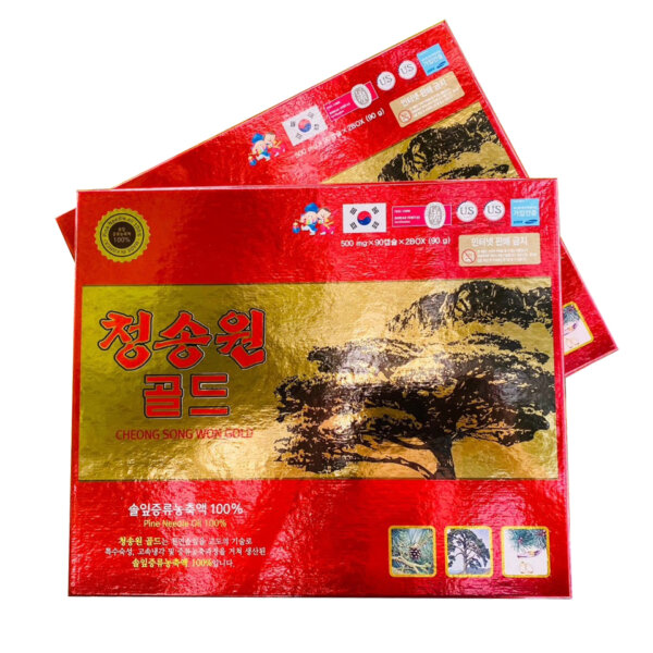 Tinh dầu thông đỏ CheongSongWon Gold 180 viên - Hình ảnh 2