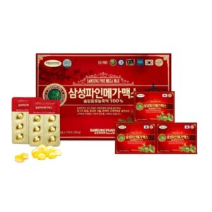 Tinh dầu thông đỏ Hàn Quốc Samsung Pine Mega Max 120 viên