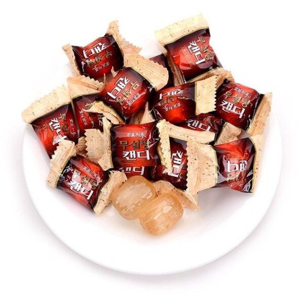 Kẹo Hồng Sâm không đường Hàn Quốc gói 500g - Hình ảnh 3
