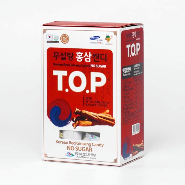 Kẹo Sâm không đường Hàn Quốc TOP hộp 200g - Hình ảnh 3