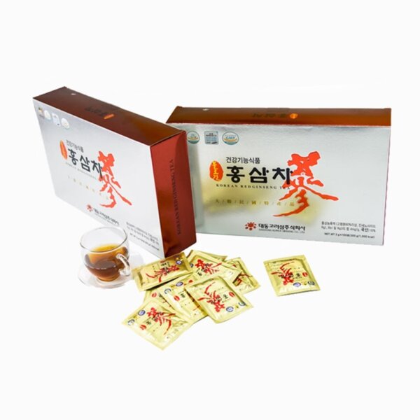 Trà Hồng Sâm Hàn Quốc Daedong Red Ginseng Tea 100 gói - Hình ảnh 2