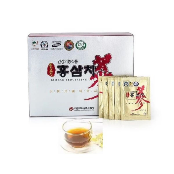 Trà Hồng Sâm Hàn Quốc Daedong Red Ginseng Tea 100 gói - Hình ảnh 4
