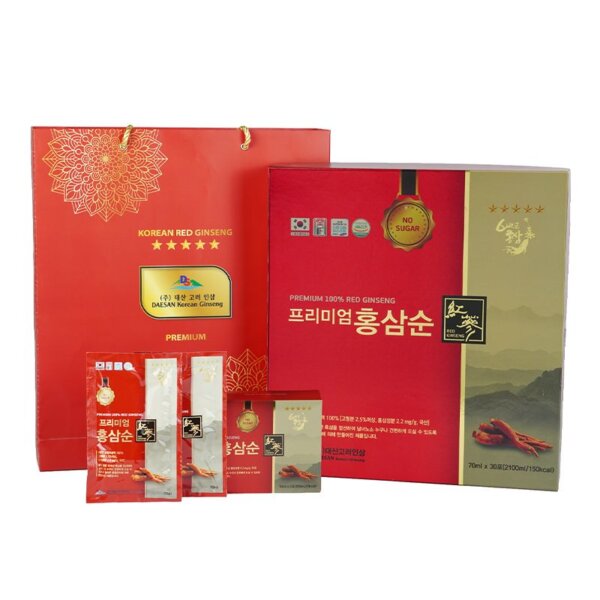 Nước Hồng Sâm Không Đường Daesan Hàn Quốc 30 gói