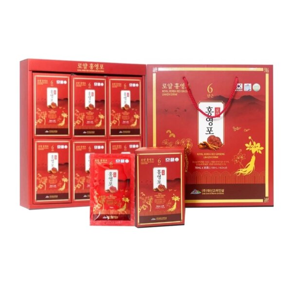 Nước Hồng Sâm Linh Chi Daesan Hàn Quốc 30 gói - Hình ảnh 6