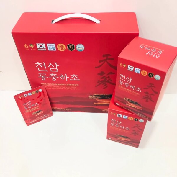 Nước Sâm Đông trùng hạ thảo HG Bio Ginseng King 10 gói - Hình ảnh 5