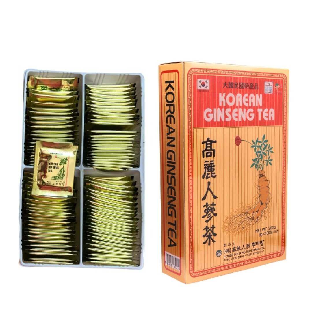 Trà Hồng Sâm Hàn Quốc 100 Gói Korean Ginseng Tea Chính Hãng - Ảnh 2