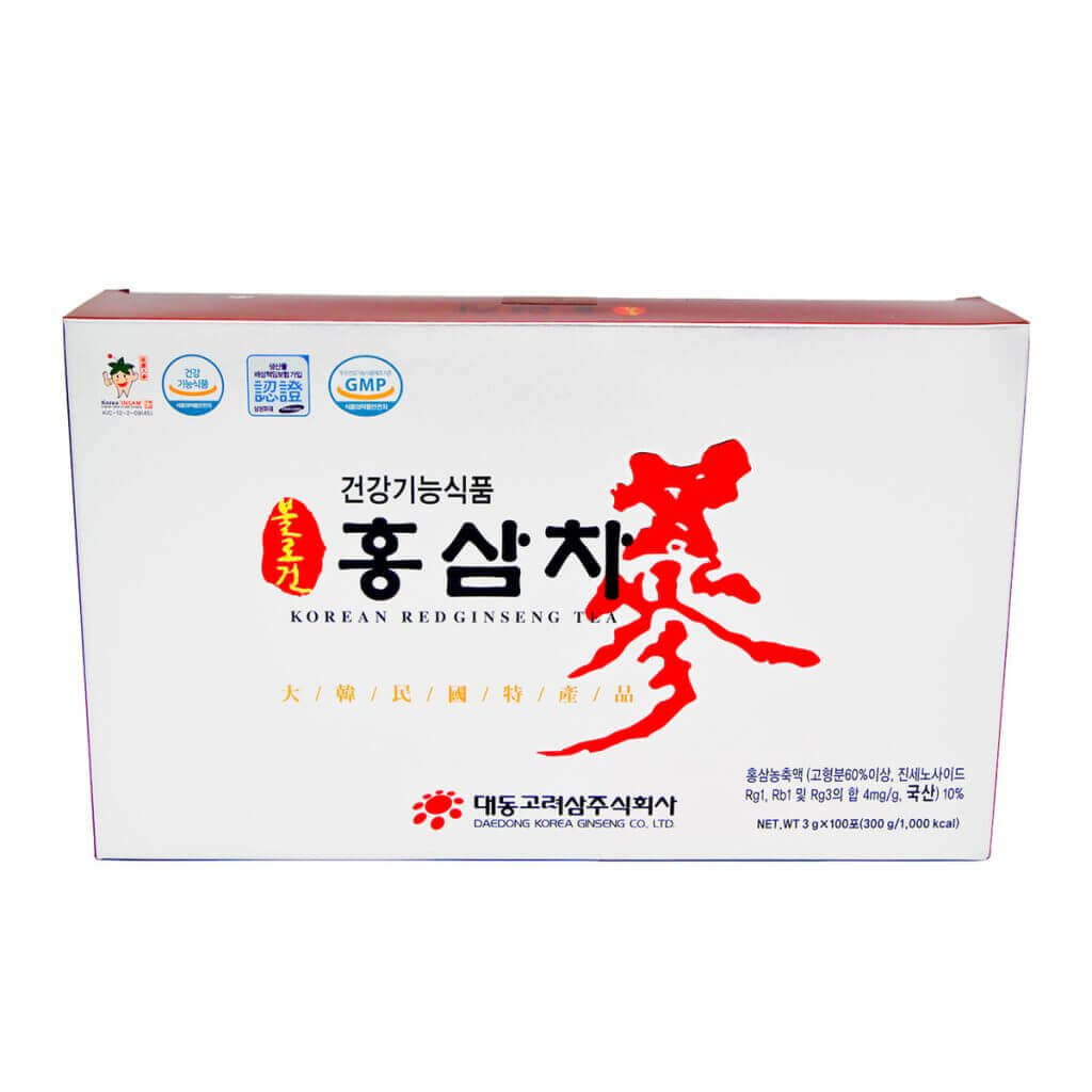 Trà Hồng Sâm Hàn Quốc Daedong Red Ginseng Tea 100 gói - Ảnh 6